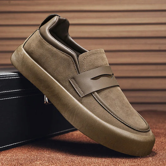 Sleek Leather Work Loafers: Style Meets Comfort