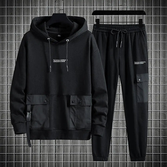 Men's Streetwear Set: Hoodie + Pants